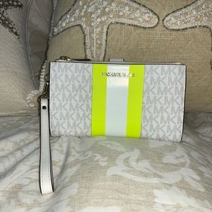 Michael Kors Adele double zip wristlet